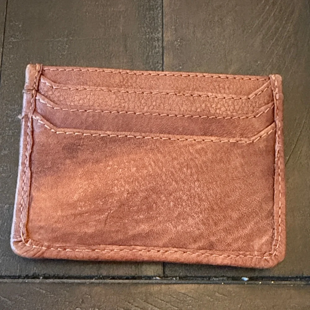 Trade Hope Brown Leather Card Holder